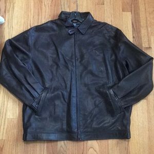Polo by Ralph Lauren Brown Leather Jacket